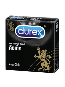 Durex Kingtex ถุงยางอนามัย 3 ชิ้น