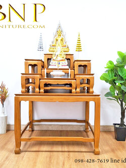 โต๊ะหมู่ 7 หน้า 9 นิ้ว สูง