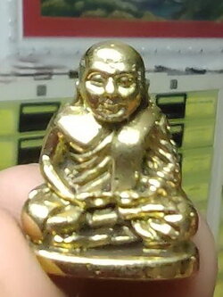พระเครื่อง หลวงพ่อเงิน เนื้อทองเหลือง ไม่อัดกรอบ