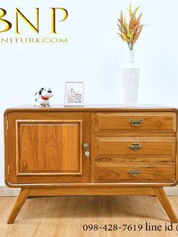 ไซด์บอร์ดวาง TV รุ่น โรสโกลด์