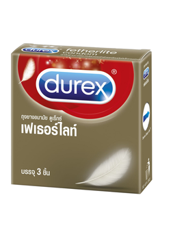 Durex Fetherlite ถุงยางอนามัย 3 ชิ้น