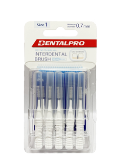 Dentalpro interdental brush 10P size 1 0.7mm.