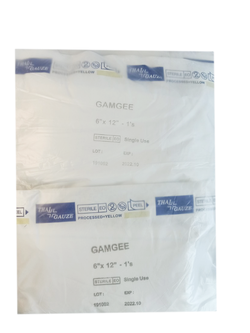 Thai-Gauze Sterile Gamgee ผ้าก๊อส ซับน้ำเหลือง (6x12)