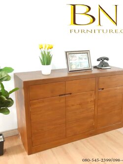 เคาน์เตอร์โมเดิร์นไม้สัก 1.5 เมตร รุ่น ไซเดอร์