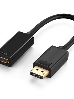 ตัวแปลงMALE DISPLAY PORT TO HDMI FEMALE 4K2K กล่องเล็ก ; OEM