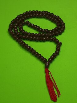 ประคำ 108 เม็ด สร้อยประคำ เม็ด 11 มิล ประคำแร่น้ำพี้