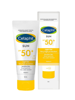 Cetaphil sun spf50+ light gel 50g