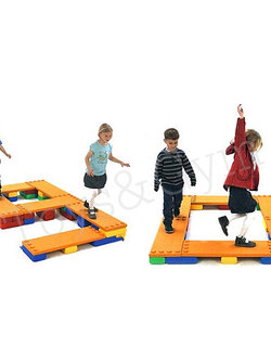 ชุดบล็อคต่อสร้างสรรค์ การทรงตัว 2 IN 1 จำนวน 45 ชิ้น