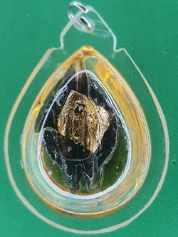 ของป้องกัน เล็บครุฑ สีดำ แบบอัดกรอบ ใส่น้ำมันมัน เล็บครุฑ พญาเล็บครุฑ์ ของแท้ พญาเล็บครุฑ