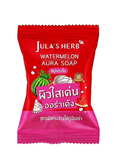 Jula's สบู่ จุฬาเฮิร์บ แมริโกลด์ แอคเน่ โซฟ แตงโม 70g. แดง