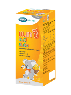 Mega We Care nat c yummy gummyz 25 ห่อ