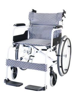Karma Wheelchair รถเข็นผู้ป่วย รุ่น SOMA 105 SM-150.5 ( สีดำ - ล้อใหญ่ )