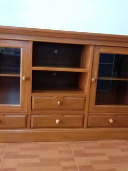 ที่วาง TV เเบบ 2 บานกระจก