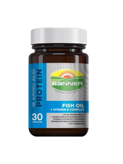 Banner fish oil + vitamin B complex 30's