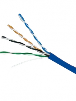 Hosiwell สายแลน CAT.5e แกนฝอย 305 เมตร./กล่อง (สีน้ำเงิน)