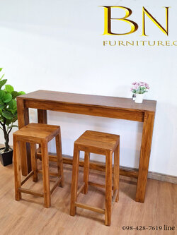 โต๊ะบาร์เเละเก้าอี้บาร์ รุ่น ไลท์เตอร์ ( เซต 3 ชิ้น )