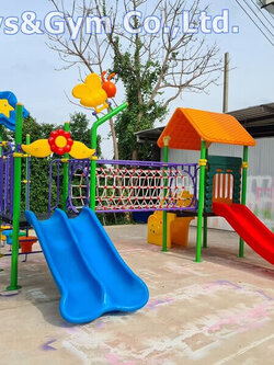 MiT-โรงงานผลิตเครื่องเล่นสนามกลางแจ้ง-อุปกรณ์สนามเด็กเล่นชุดบ้านสดใส