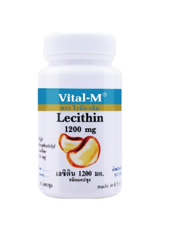 Vital-m lecithin 1200 mg. 100 softgels