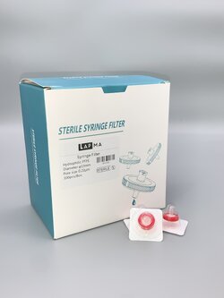 ไซริงค์ฟิลเตอร์ syringe filter, Sterile / Non-sterile , ขนาด 13mm, 25mm (ราคาต่อกล่อง)