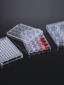 96 well Culture plate จานหลุมพลาสติกใส 96ช่อง ปราศจากเชื้อพร้อมฝาปิด ,1ชิ้น/แพ็ค