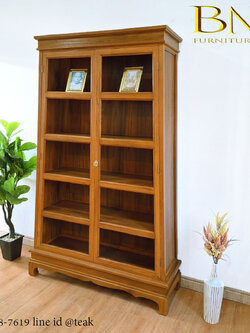 ตู้พระไตรปิฎก ไม้สัก 1.9 เมตร