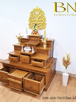 โต๊ะหมู่บูชา รุ่น 1.2 เมตร