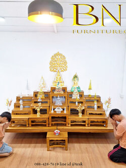 โต๊ะหมู่บูชา รุ่น ร่มโพธิ์ทอง