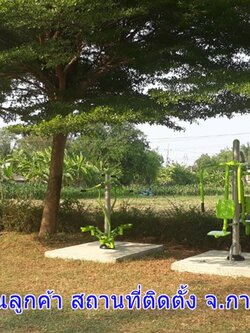 ภาพผลงานการติดตั้งเครื่องออกกำลังกายกลางแจ้ง