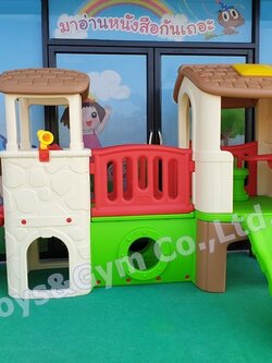 สไลเดอร์บ้านน้อย 2 ชั้น, บ้านน้อยสองชั้น ,บ้านเด็กสไลเดอร์