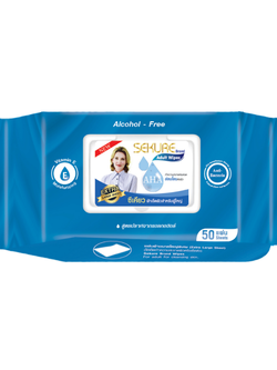 Sekure wipes กระดาษเปียก 50 แผ่น