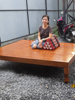 เตียงเเคร่ 5 ฟุต ขนาด 150x200 สูง 40 ซม.