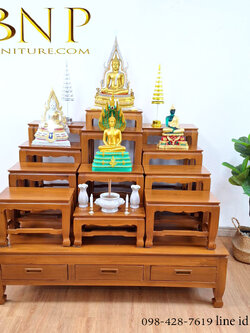 โต๊ะหมู่บูชา รุ่น บุญสิริ