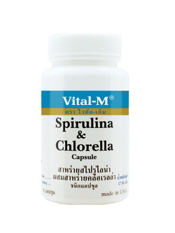 Vital-m spirulina & chlorella 60 capsules