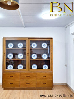 ตู้โชว์บานเลื่อน 2.1 เมตร