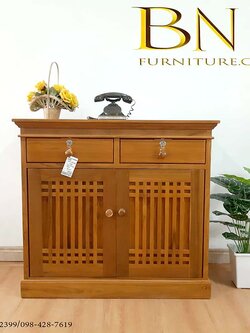 เคาน์เตอร์บานบาหลี 50x100x80 ซม.