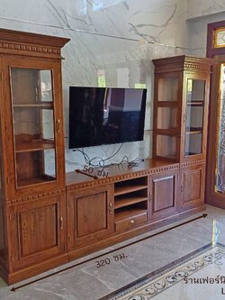 ตู้ชุดวาง TV 3 ชิ้น ชุดโฮมลูกเต๋า 3.2 ม.