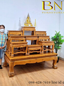 โต๊ะหมู่ 9 หน้า 10 รุ่น เมธีธรรม