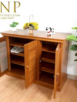 ตู้รองเท้า 3 บานเปิด 1.2 เมตร