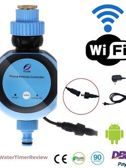 เครื่องตั้งเวลาเปิดปิดน้ำอัตโนมัติ รุ่น Wi-Fi โซลินอยวาล์ว ไฟฟ้า WTR-401