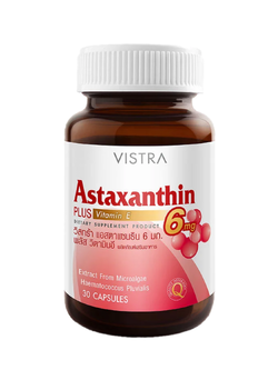 Vistra Astaxanthin 6 mg. 30 capsules