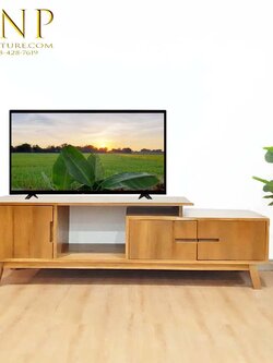 ไซด์บอร์ดวางทีวี ขาเฉียง