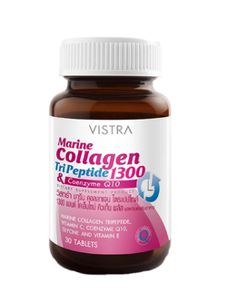 Vistra Marine collagen tripeptide 1300 mg. 30 tablets