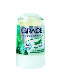 Grace เกรซ โรลออนสารส้ม 70 กรัม (สีเขียว)