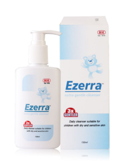 Ezerra extra gentle cleanser 150 ml.