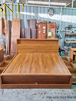 เตียง 6 ฟุต 6 ลิ้นชัก รุ่นโอลิมเปีย