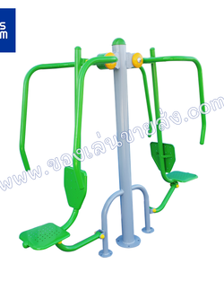 อุปกรณ์ฟิตเนสกล้ามแขนและหน้าอกยกตัว แบบเล่นคู่