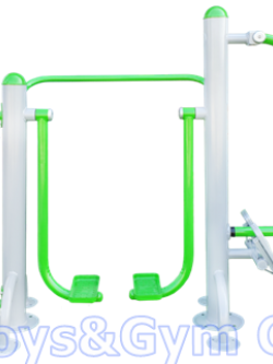 อุปกรณ์บิดเอว-เดินอากาศและขาเหยียดบริหารขา-แบบเล่น 3 คน