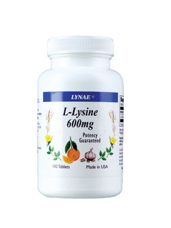 Lynae L-Lysine 600 mg. 100 tablets