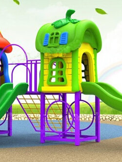 เครืองเล่นสนามกลางแจ้ง Cartoon House Series TG-S3030