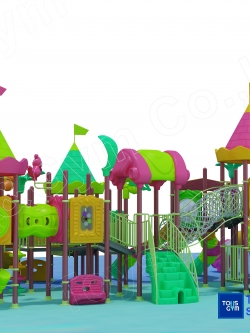 เครื่องเล่นสนามกลางแจ้ง ชุดปราสาทมหัศจรรย์หรรษา